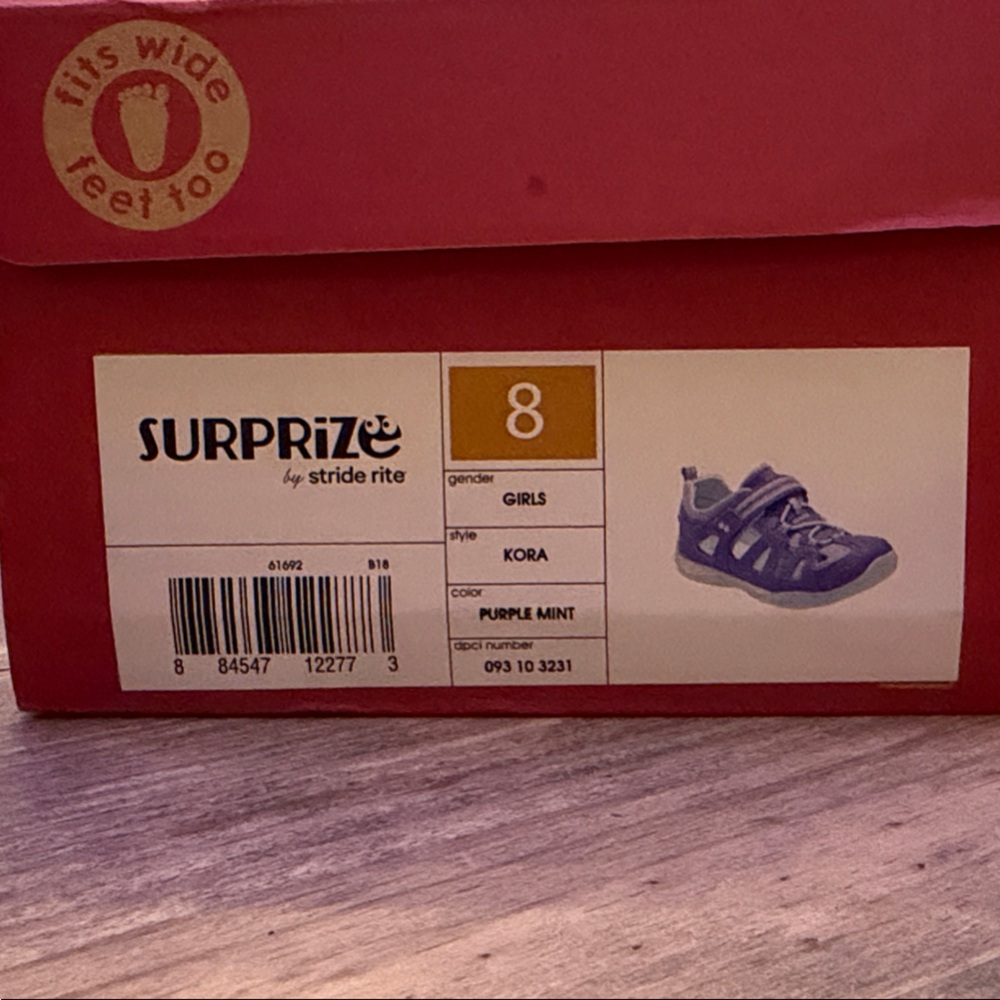 Stride Rite Kids Water Shoes Kora in Purple Mint